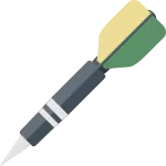 Darts Arrow SVG Icon